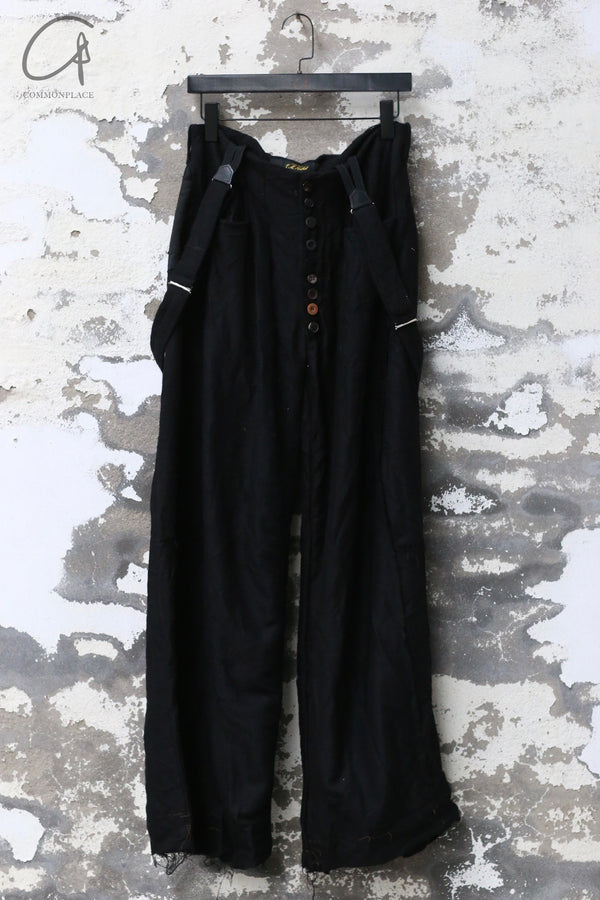 ARCHIVIO J.M.Ribot 24 Autumn and Winter Overalls AJM-PA54/NR-0 Black